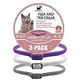 Pets4Luv Collar Antipulgas para Gatos, Talla Única, Fabricado con Aceites Esenciales, Seguro y Eficaz para el Control de Pulgas y Garrapatas, Diseño...