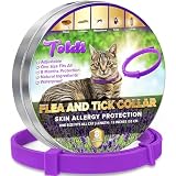 Tratamiento contra Las pulgas en Gatos - Collar antipulgas Gatos Regulable - 8 Meses de protección contra pulgas, garrapatas y piojos - Resistente al Agua -...