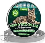 Collar antipulgas y garrapatas para Gatos, resistente al aqua, protección activa de hasta 8 Meses, 33 centimetros, para qualquier tamaño de gato