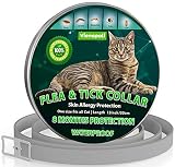 Collar antipulgas y garrapatas para Gatos, Resistente al Aqua, protección Activa de hasta 8 Meses, 33 centimetros, para qualquier tamaño de Gato