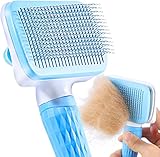ACE2ACE Cepillo para perros para mascotas, cepillo para gatos, cepillos para mascotas, removedor de pelo cepillo para mascotas para pelo largo y pelo corto,...
